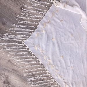 Beaded & Tasseled Wrap